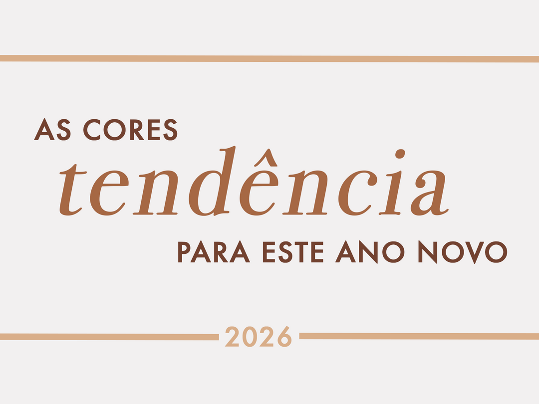As cores tendência para esse ano novo - 2026