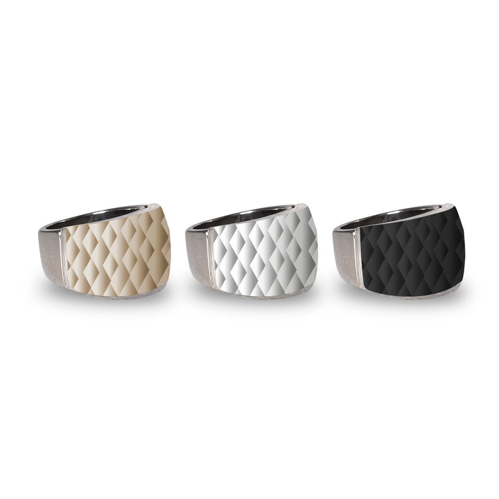 Anel Inspiração Swarovski Black