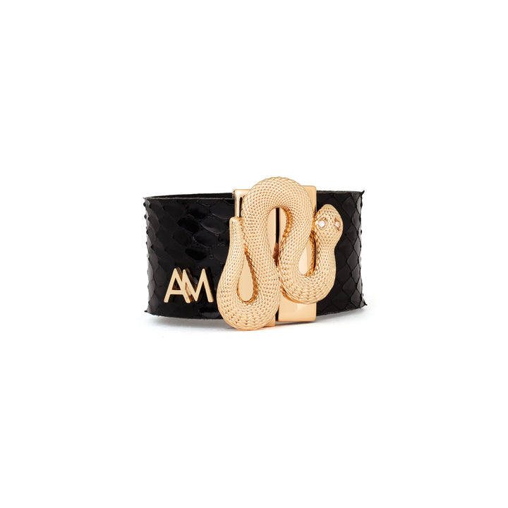 Bracelet Piton Black Gold